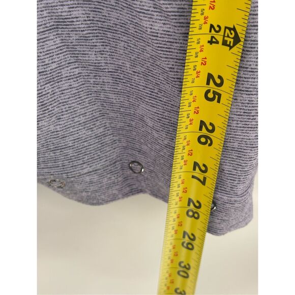 Lululemon Scarf Vinyasa Infinity Purple White Striped - Picture 3 of 7